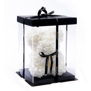 Rose Bear White | Foam Teddy Bear 25 CM Rose Bear White | Foam Teddy Bear 25 CM